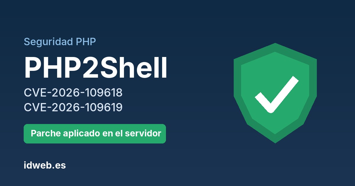 Las vulnerabilidades de PHP de octubre de 2026 ya están parcheadas