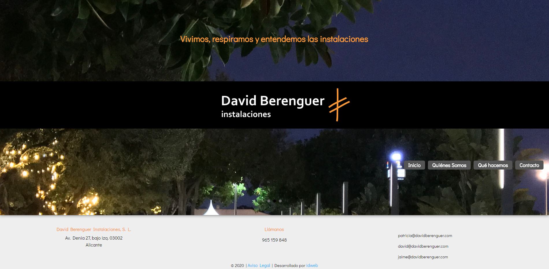 David Berenguer - Instalaciones de electricidad y climatización